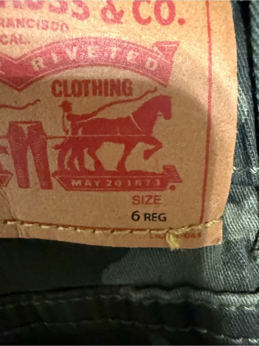 Levi's youth Camouflage Pants - Olive Green & Dark Green